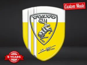 Volvo Insignias Auto Personalizadas Resistentes Alta Calidad